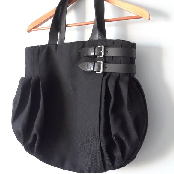 Pringle of Scotland Wool & Leather Shoulder Bag - Picture 5 of 14